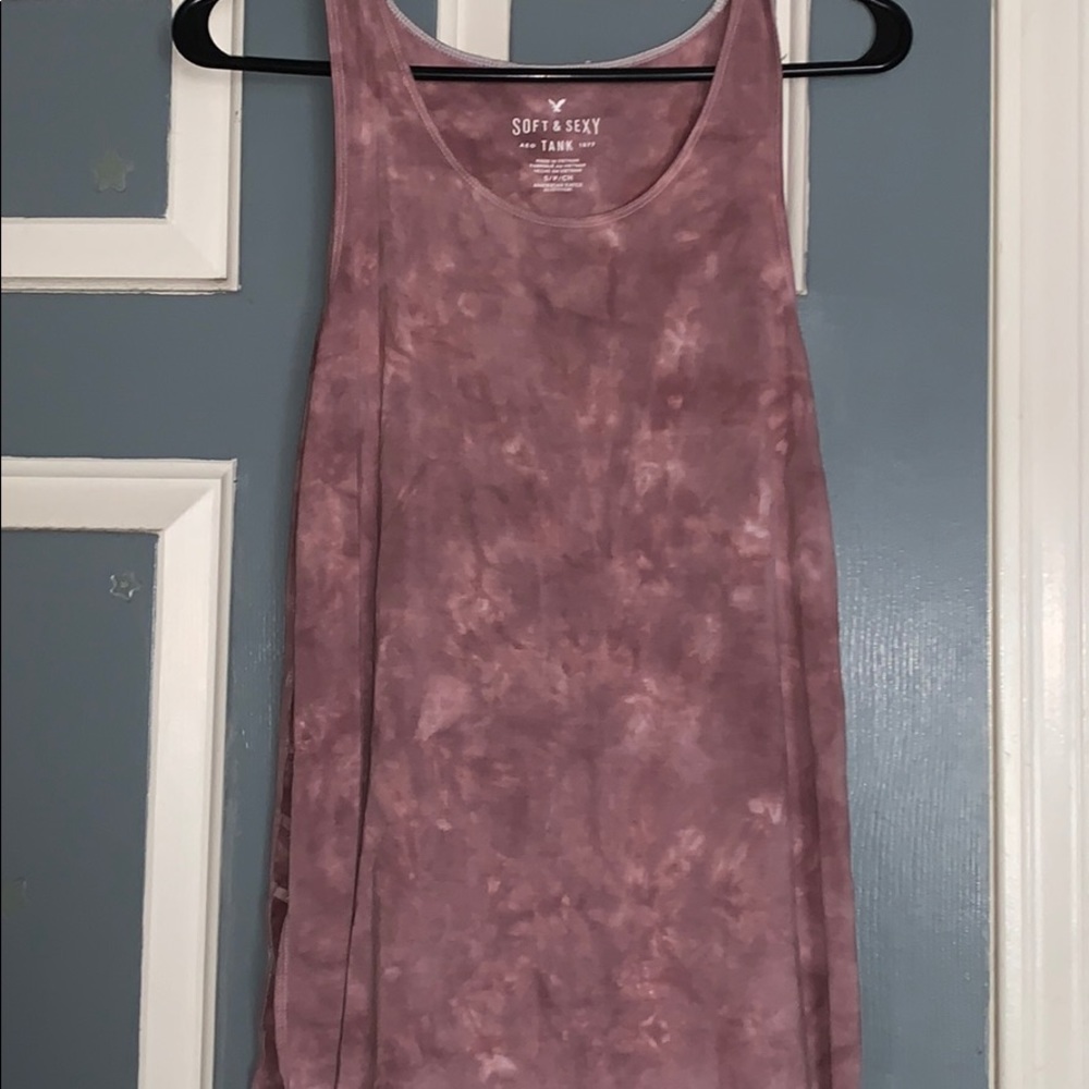 Super soft American eagle tank top with open sides
